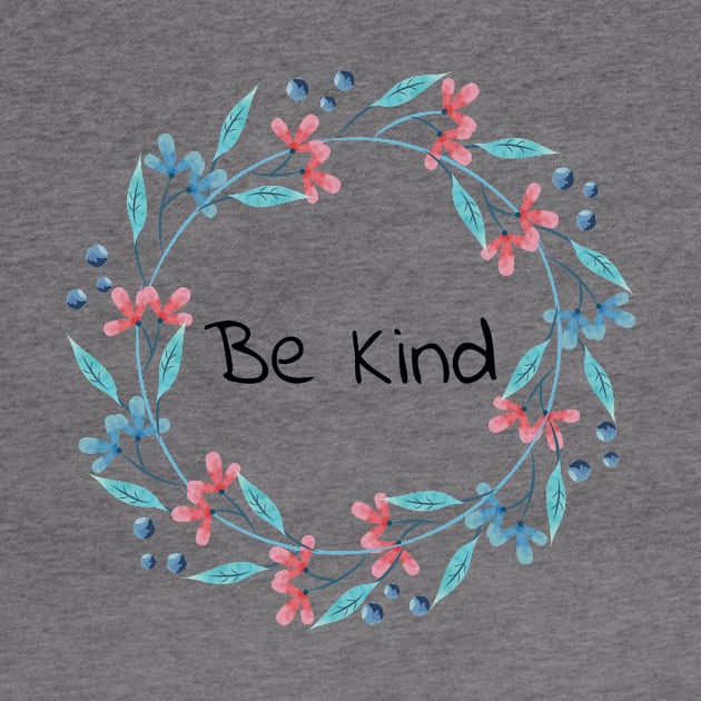 Be kind to yourself - peace quote by Midoart